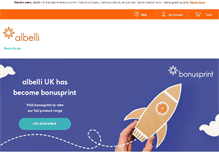 Tablet Screenshot of albelli.com