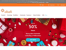 Tablet Screenshot of albelli.de